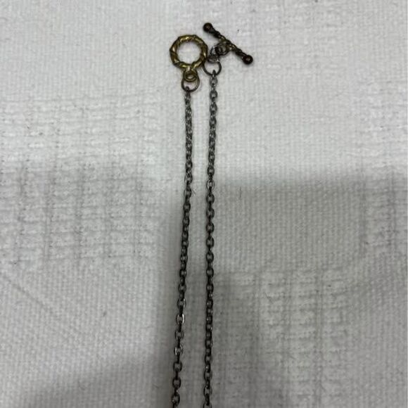 Chakra Gemstone Necklace Handmade w/ Amethyst Pendant, Turquoise, Coral, & more - Picture 5 of 5